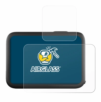 Image of the device GoPro Hero 11 Black with a wide variety of screen protectors.