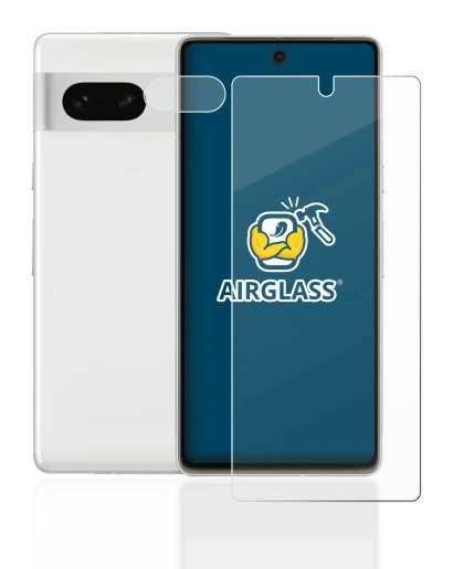 Image of the device Google Pixel 7 (Front+Camera) with a wide variety of screen protectors.