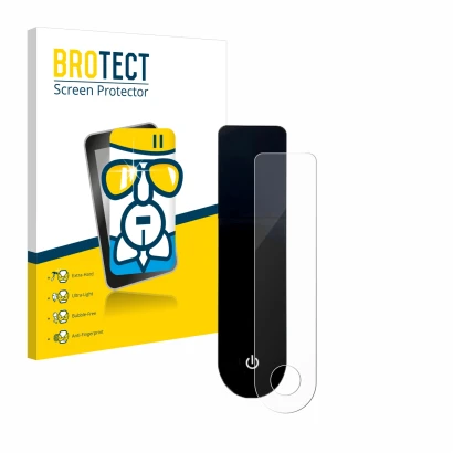 Front side of a product packaging with the brand logo BROTECT. Next to it is the device Xiaomi Mi 3 E-Scooter shown with the c