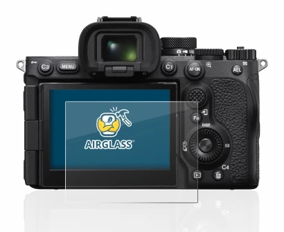 Image of the device Sony Alpha 7R V / a7R V with a wide variety of screen protectors.