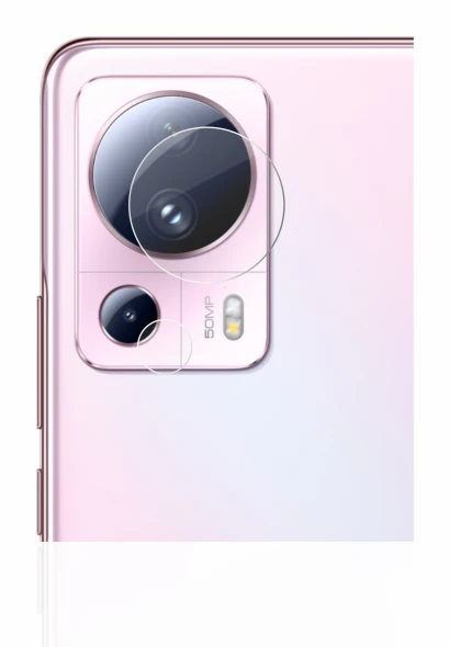Image of the device Xiaomi 13 Lite (ONLY Camera Lens) with a wide variety of screen protectors.