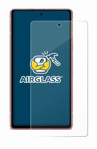 Image of the device Google Pixel 7a with a wide variety of screen protectors.