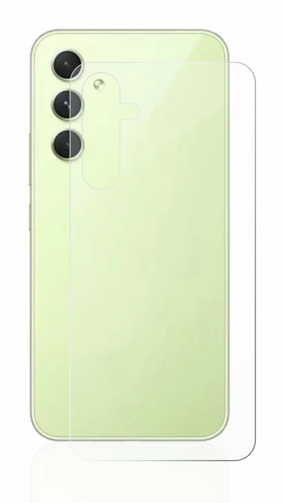 Image of the device Samsung Galaxy A54 5G (Back) with a wide variety of screen protectors.