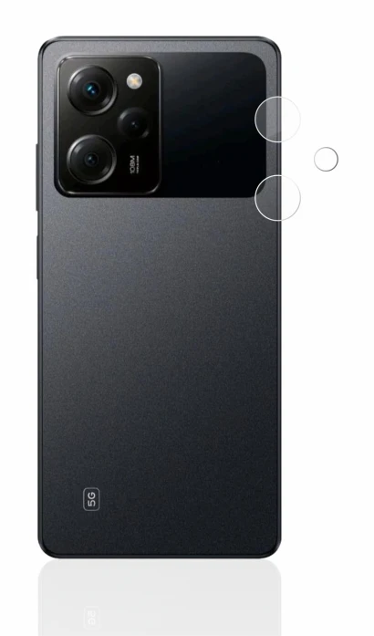 Image of the device Xiaomi Poco X5 Pro (ONLY Camera Lens) with a wide variety of screen protectors.