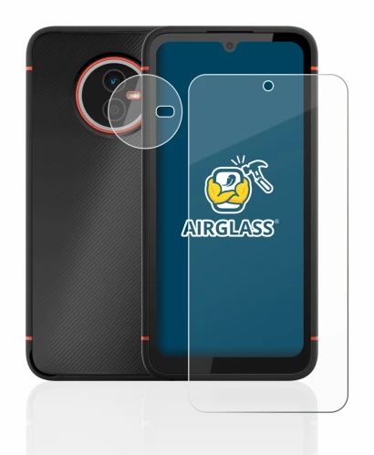 Image of the device Gigaset GX4 (Front+Camera) with a wide variety of screen protectors.