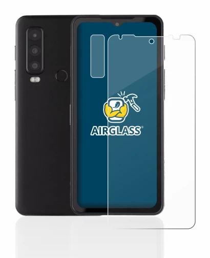 Image of the device Caterpillar Cat S75 (Front+Camera) with a wide variety of screen protectors.