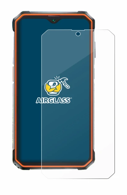 Image of the device Blackview BV9200 with a wide variety of screen protectors.