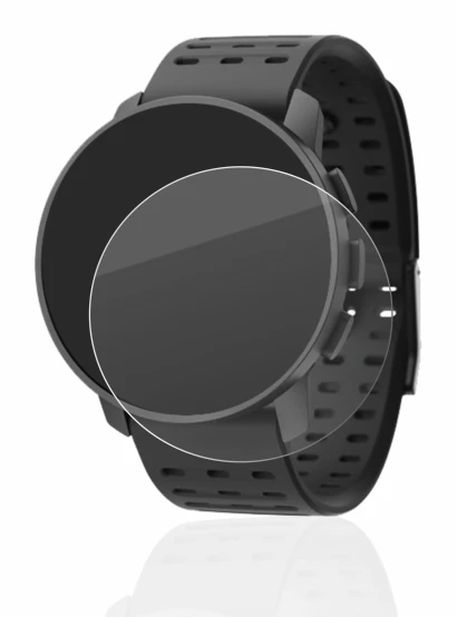 Image of the device Suunto 9 Peak Pro with a wide variety of screen protectors.