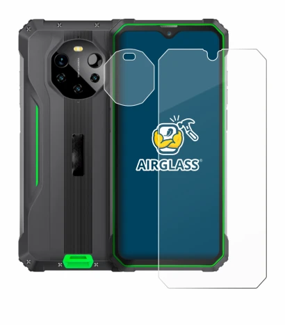 Image of the device Blackview BL8800 5G (Front+Camera) with a wide variety of screen protectors.