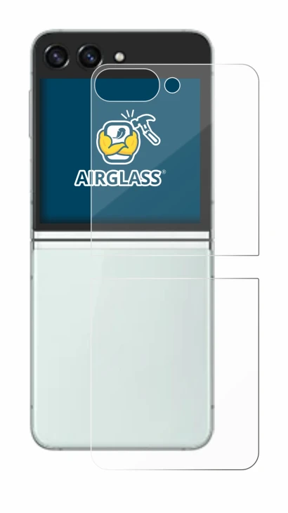 Image of the device Samsung Galaxy Z Flip 5 (Back) with a wide variety of screen protectors.