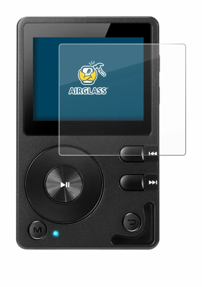 Image of the device Hifi Walker H2 with a wide variety of screen protectors.