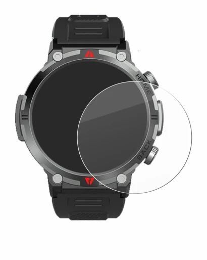 Image of the device IFMDA S100 1.45" with a wide variety of screen protectors.