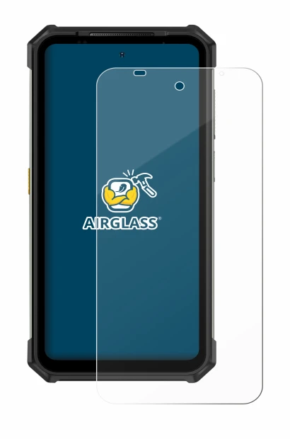 Image of the device Ulefone Armor 24 with a wide variety of screen protectors.