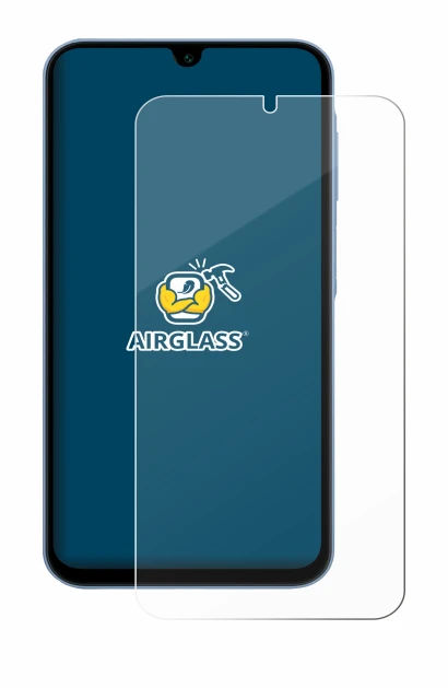 Image of the device Samsung Galaxy A15 with a wide variety of screen protectors.