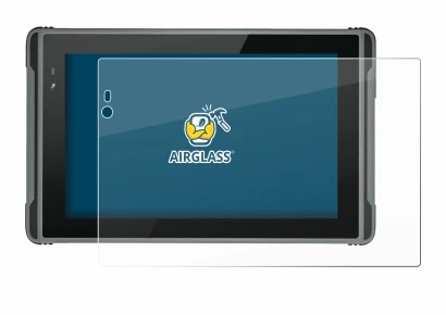 Image of the device Hugerock X7 with a wide variety of screen protectors.