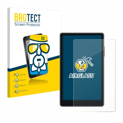 Front side of a product packaging with the brand logo BROTECT. Next to it is the device Keystone 3 Pro shown with the correspo