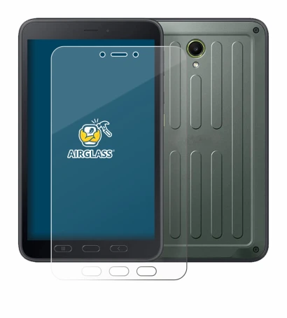 Image of the device Samsung Galaxy Tab Active 5 (portrait) with a wide variety of screen protectors.