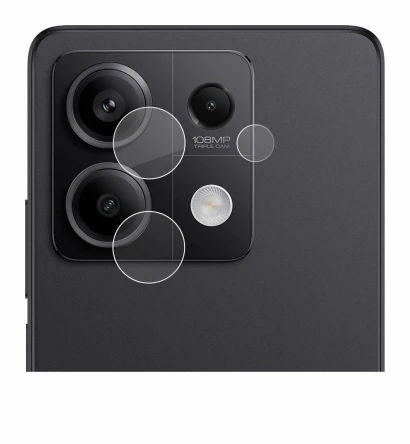 Image of the device Xiaomi Redmi Note 13 Pro 5G (ONLY Camera Lens) with a wide variety of screen protectors.