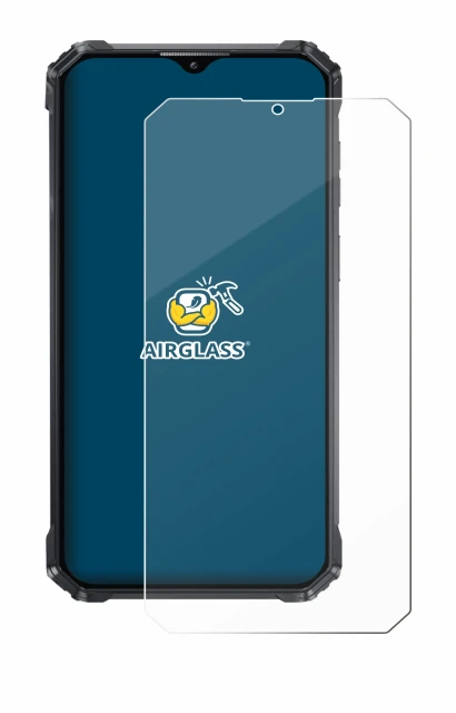 Image of the device Oukitel WP36 with a wide variety of screen protectors.