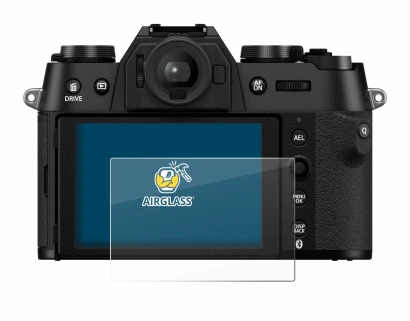 Image of the device Fujifilm X-T50 with a wide variety of screen protectors.