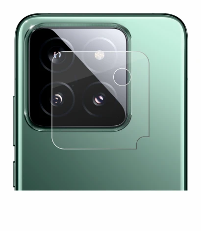 Image of the device Xiaomi 14 (ONLY Camera Lens) with a wide variety of screen protectors.