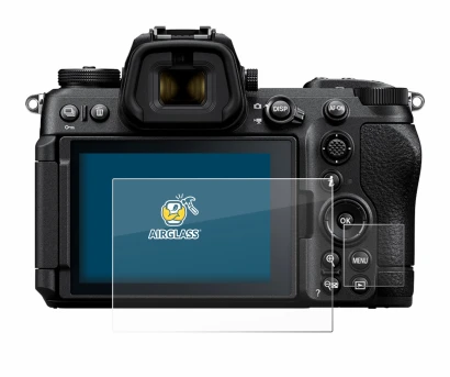 Image of the device Nikon Z6 III with a wide variety of screen protectors.