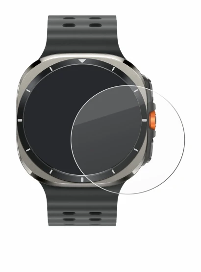 Image of the device Samsung Galaxy Watch Ultra (47 mm) with a wide variety of screen protectors.