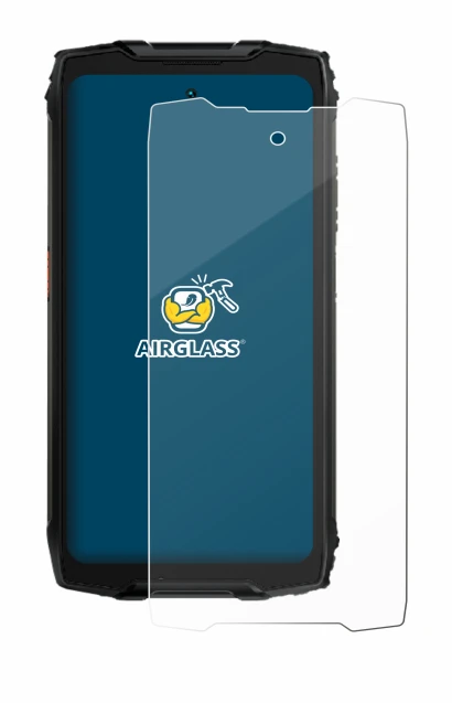 Image of the device Blackview BV9300 Pro with a wide variety of screen protectors.