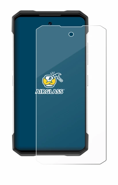Image of the device Doogee S200 with a wide variety of screen protectors.