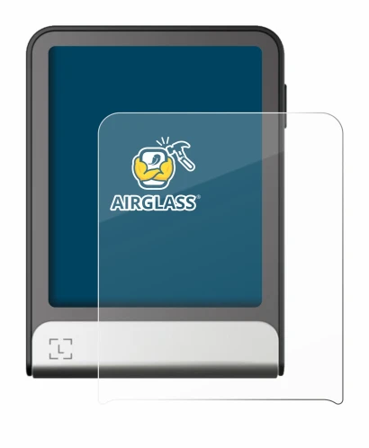 Image of the device Ledger Flex with a wide variety of screen protectors.
