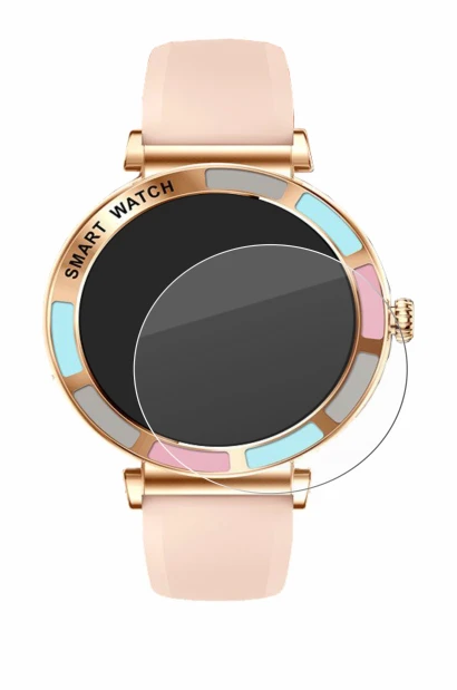 Image of the device Braidol Smartwatch 1.27" with a wide variety of screen protectors.