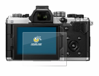 Image of the device OM System OM-3 with a wide variety of screen protectors.
