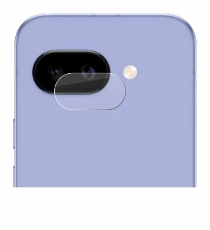 Image of the device Google Pixel 9a (ONLY Camera Lens) with a wide variety of screen protectors.