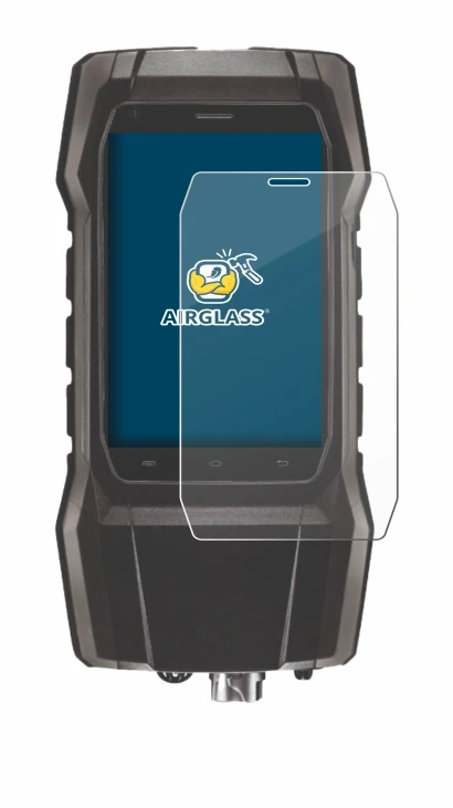 Image of the device Testo 300 with a wide variety of screen protectors.