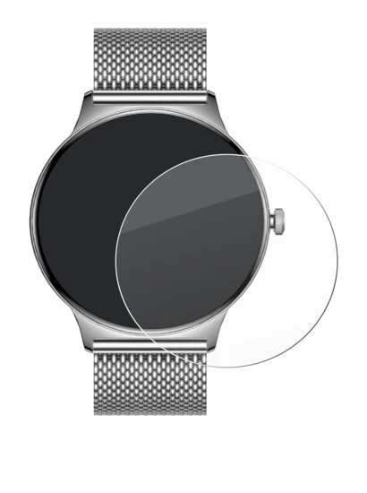 Image of the device Pireware Slim Smartwatch with a wide variety of screen protectors.