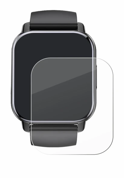 Image of the device Poounur T80 1.95" with a wide variety of screen protectors.