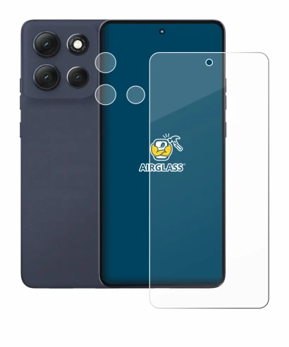 Image of the device Motorola Moto G86 (Front+Camera) with a wide variety of screen protectors.