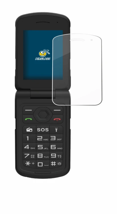Image of the device AGM M10 with a wide variety of screen protectors.