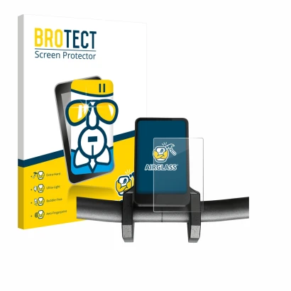 Front side of a product packaging with the brand logo BROTECT. Next to it is the device Joyor T6 shown with the corresponding 