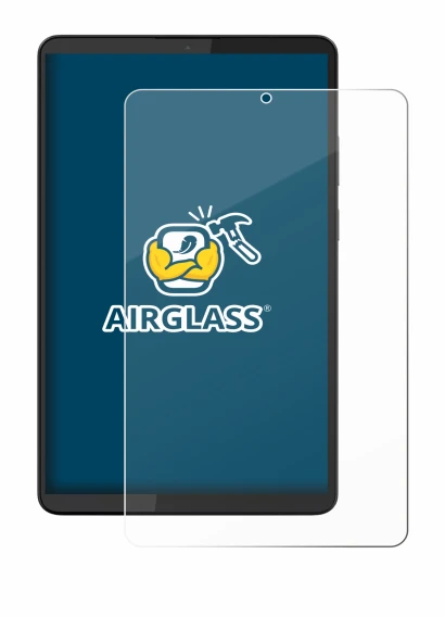 Image of the device Lenovo Tab One 8.7" with a wide variety of screen protectors.