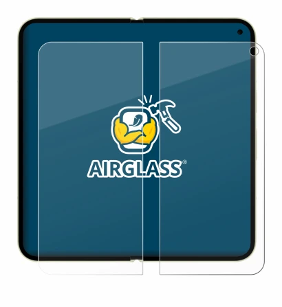 Image of the device Google Pixel 10 Pro Fold (Inner display) with a wide variety of screen protectors.