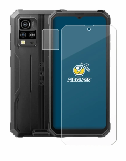 Image of the device Blackview BV4800 (Front+Camera) with a wide variety of screen protectors.
