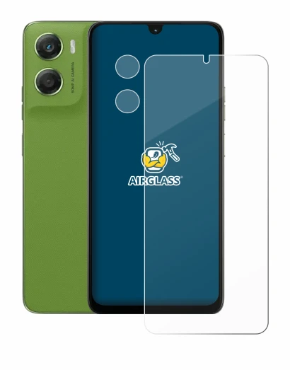 Image of the device Motorola Moto G06 (Front+Camera) with a wide variety of screen protectors.