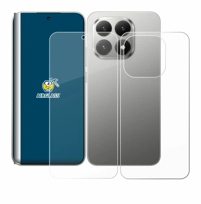 Image of the device Xiaomi 15T (Front+Back) with a wide variety of screen protectors.