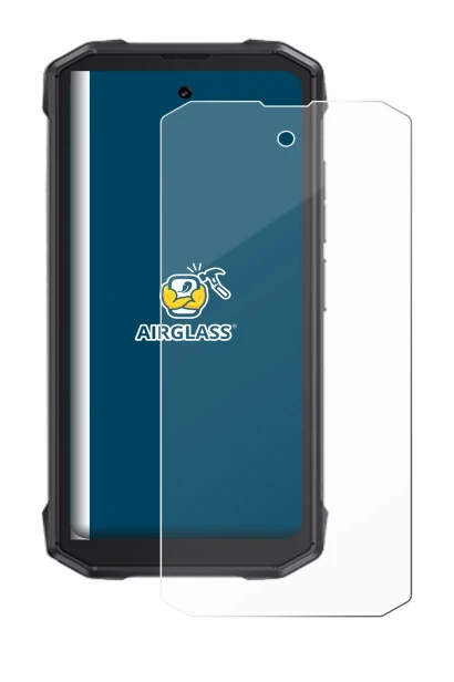 Image of the device Cubot King Kong Mini 4 with a wide variety of screen protectors.