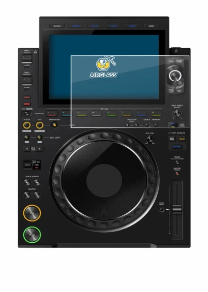 Image of the device Pioneer CDJ 3000X with a wide variety of screen protectors.
