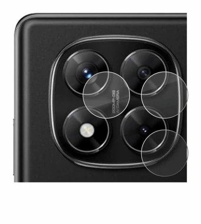 Image of the device Xiaomi Redmi Note 14 Pro 4G (ONLY Camera Lens) with a wide variety of screen protectors.