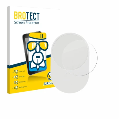 Front side of a product packaging with the brand logo BROTECT. Next to it is the device Ikea Bilresa shown with the correspond