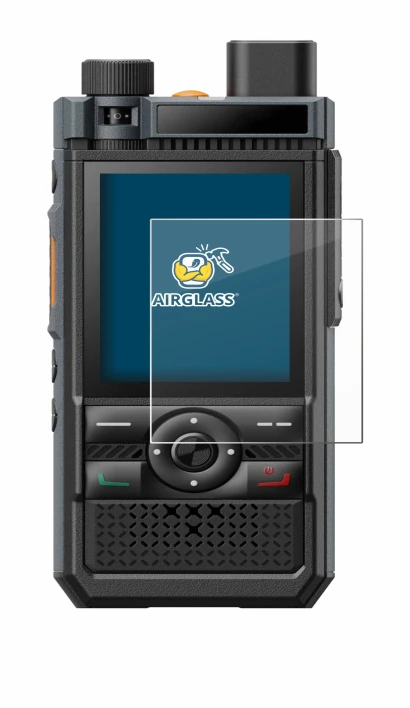 Image of the device Hytera P50 Pro with a wide variety of screen protectors.