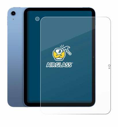 Image of the device Apple iPad 10.9" 2022 10. Gen. (Front+Camera) with a wide variety of screen protectors.